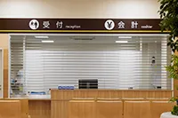 病院の受付